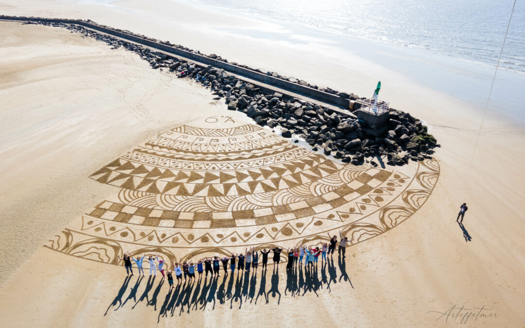 Beach art avec les 6A